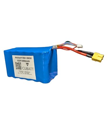 Аккумуляторная батарея для FPV 6S3P Molicel 18650 P28A медь (20247)