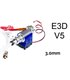 Комплект экструдер E3D V5 под нить 3.0mm длинный с трубкой и вентилятором (16338)