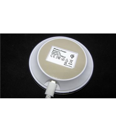 Беспроводная зарядка для смартфона умных часов трекера Qi (15893)