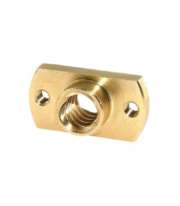 Гайка на четырехзаходный винт T8 шаг 2мм (16390)