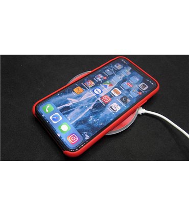 Беспроводная зарядка для смартфона умных часов трекера Qi (15893)