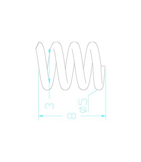 Пружина для стола 3D-принтера 5*8мм MK2B MK3 MK2A (16392)