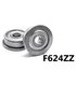 Подшипник фланцевый F624zz для 3D-принтера станка ЧПУ (15903)