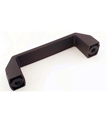 Пластиковая ручка под профиль черная 120мм (16678)