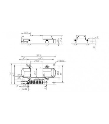 Инфракрасный модуль датчика углекислого газа MH-Z14A CO2 0-5000ppm (15743)