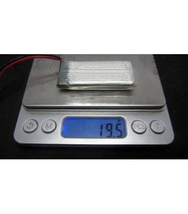 Высокотоковый аккумулятор LiPo 3.7V 20C 802351 700mah jst 19.5g (16012)