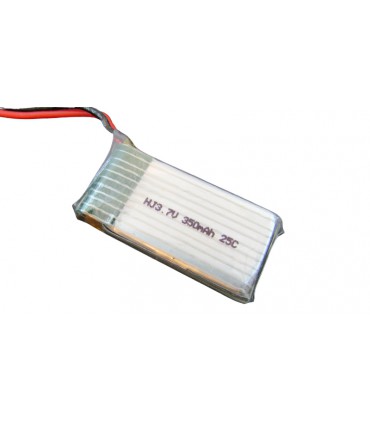 Высокотоковый аккумулятор LiPo 3.7V 20C 802036 HJ 350mah molex protective plate 10g (16016)