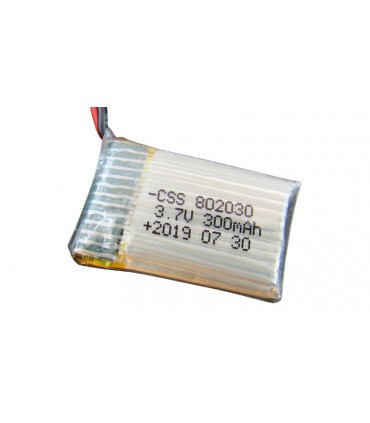 Высокотоковый аккумулятор LiPo 3.7V 20C 802030 802036 300mah molex 8.1g (16017)
