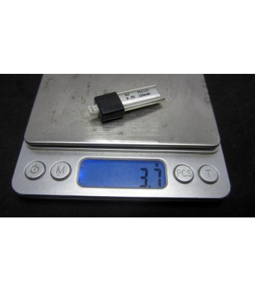 Высокотоковый аккумулятор LiPo 3.7V 20C 701130 120mah 3.7g (16013)