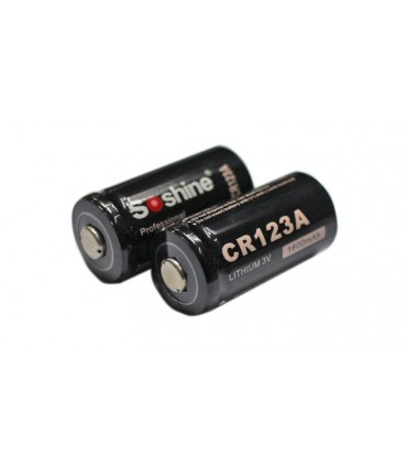 Батарейка Soshine CR123A 1600mAh Lithium 3V not rechargable (15001)
