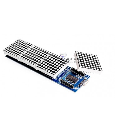 Модуль на четыре матрицы 1088AS с драйверами MAX7219 (17556)