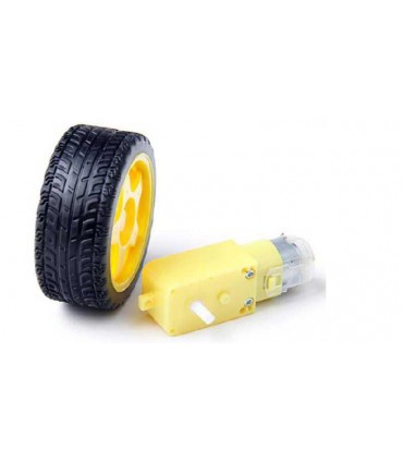 Колесо мотор редуктор для машинки Arduino (12074)