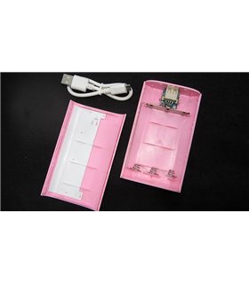 Powerbank павербанк для зарядки телефона 7800mAh 3*18650 5V 1A DIY (15701)