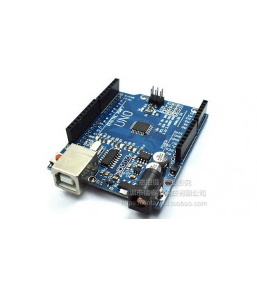 Плата Arduino Uno R3 Atmega328 с кабелем (10702)
