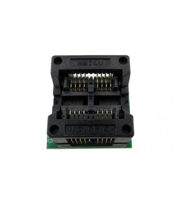 Адаптер ZIF для программирования OTS20 1.27mm SOP20 to DIP20 (16599)