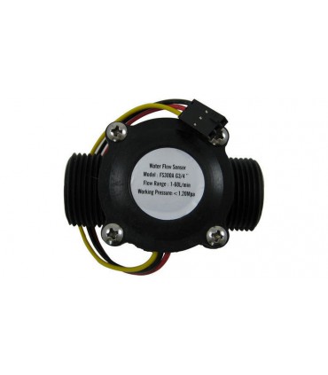 Датчик расхода жидкости FS300A DN20 G3/4 1-60 л/мин (17544)