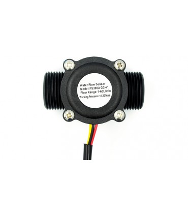 Датчик расхода жидкости FS300A DN20 G3/4 1-60 л/мин (17544)