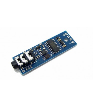 Cтерео FM-передатчик DC 3-6V радио-трансмиттер 76-108mHz 100м тип E1 (16313)