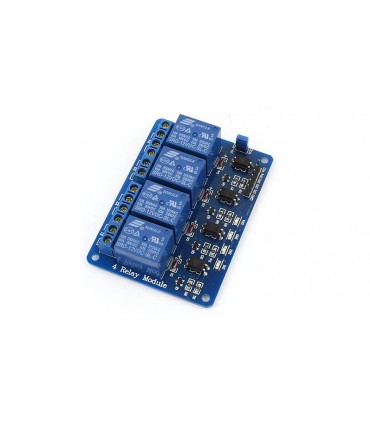 4-х канальный модуль реле релейный модуль 12V 10A Arduino (16333)
