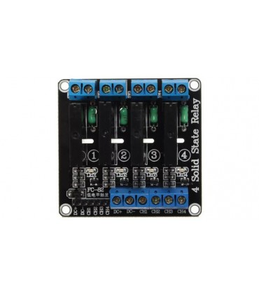 Модуль реле твердотельного 4-канальный на G3MB-202P 240V 2A 5V (17529)