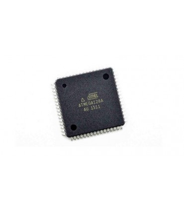 Микроконтроллер Atmel ATmega128A U-TW 8-Бит AVR 16МГц 128КБ Flash TQFP-64 (17426)