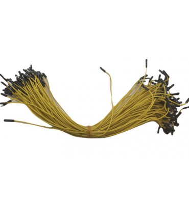 Кабель жгут Dupont силикон 30см папа мама желтый 1шт (19407)