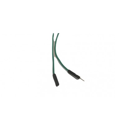 Кабель жгут Dupont силикон 30см папа зеленый 1шт (19405)