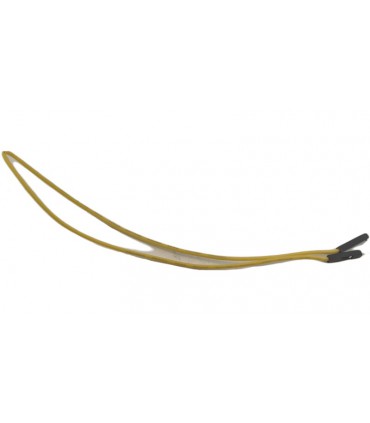 Кабель жгут Dupont силикон 30см папа желтый 1шт (19408)