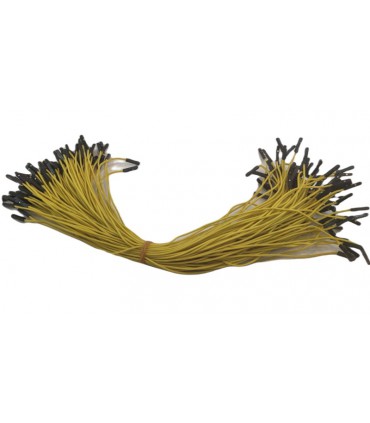 Кабель жгут Dupont силикон 30см мама мама желтый 1шт (19406)