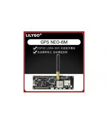 Модуль Wi-Fi GPS TTGO T-Beam V1.0 ESP32 LoRa NEO-6M18650 (16898)