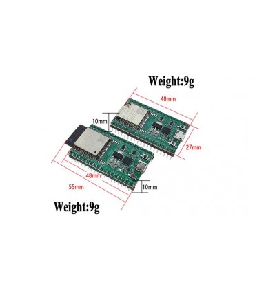 Плата разработки ESP32 DevKitC WROOM-32U с IPX (16843)
