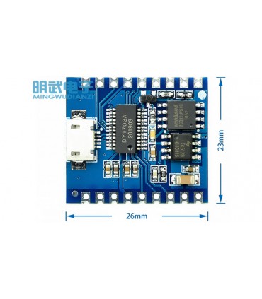 Модуль воспроизведения голоса IO триггер DY-SV17F (17576)