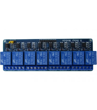 Релейный модуль 8-канальный Songle SRD-05VDC-SL-C 10A (18935)