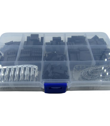 Комплект соединительных дюпонов с клеммами Dupont 2.54mm 620штук (18949)