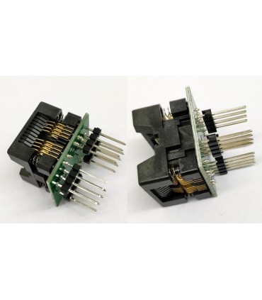 Переходник сжимающее гнездо микросхем 5.4мм SOP8 DIP8 ICS шаг 1.27 209mil (15671)