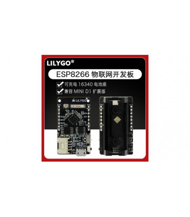 Модуль LILYGO T-OI ESP8266 MINID1 с холдером для аккумулятора 1634 (16899)