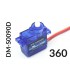 Сервопривод серво сервомашинка DM-S0090D 360 градусов (15544)