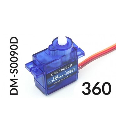 Сервопривод серво сервомашинка DM-S0090D 360 градусов (15544)