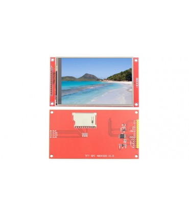 Сенсорный цветной TFT ЖК дисплей SPI 3.5 дюймы 480*320 ILI9488 (18607)
