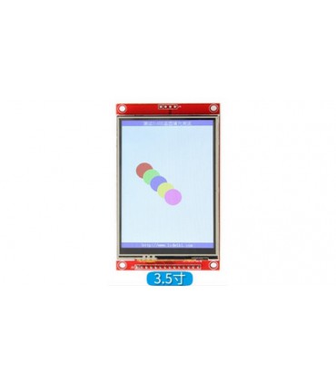 Сенсорный цветной TFT ЖК дисплей SPI 3.5 дюймы 480*320 ILI9488 (18607)