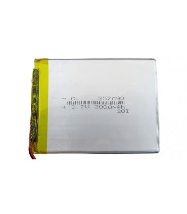 Аккумулятор для разных устройств LiPo 357090 90*70*3.5мм 3000mAh 3.7V (16858)