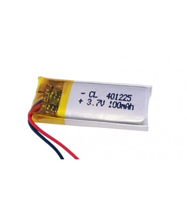 Аккумулятор LiPo 401225 с платой защиты 3.7V 100mAh (15554)