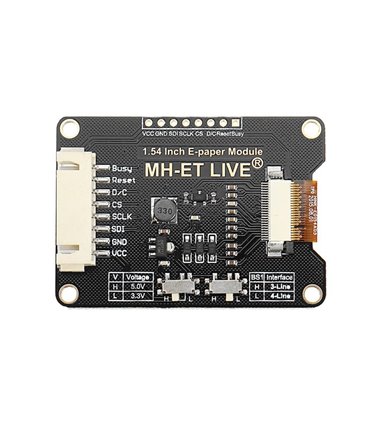 Дисплей электронной бумаги размер 1.54 дюйма 200*200 SPI (17879)