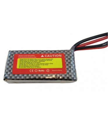 Аккумулятор квадрокоптера LiPo 7.4V 70C 1300mah 2S JST 73г 70*34*15мм (16027)