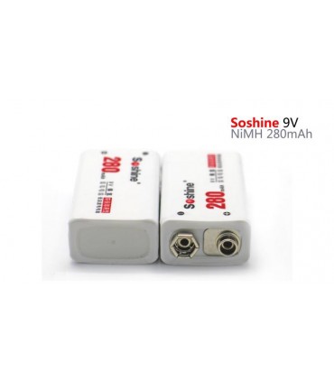 Крона Soshine Ni-Mh 9V 280mAh (15003)