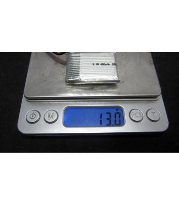 Высокотоковый аккумулятор LiPo 3.7V 25C 812535 450mah molex 13g (16014)