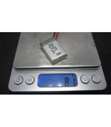 Высокотоковый аккумулятор LiPo 3.7V 25C 702030 hw30 250mah molex 8.1g (16006)
