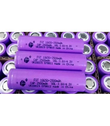 Аккумулятор FirstBattery Li-Ion FST18650 18650 2500mah 5C (17037)