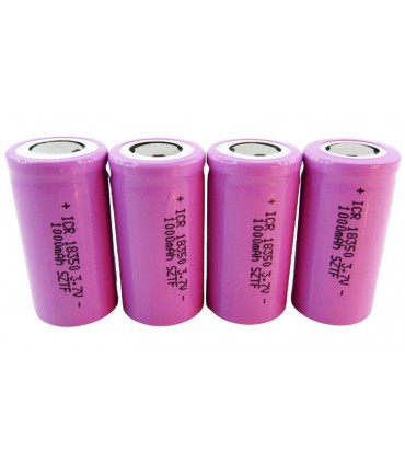 Аккумулятор 18350 Li-Ion 3.7V 1000mAh (15002)