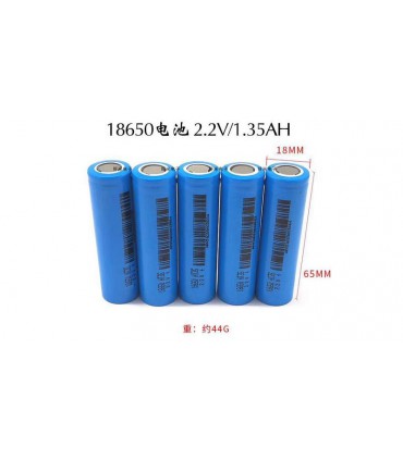 Аккмулятор литий-титанат 18650 LTO 2.2V 1350mAh (16675)